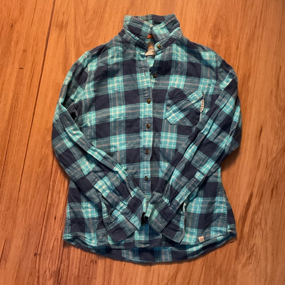 Field and Stream Women’s Medium Teal Flannel